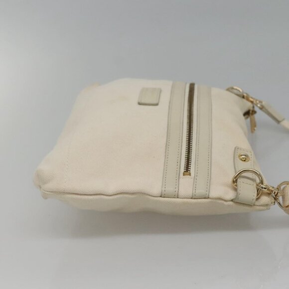 BURBERRY Blue Label Shoulder Bag Canvas Beige Auth ti2861 - Picture 5 of 16